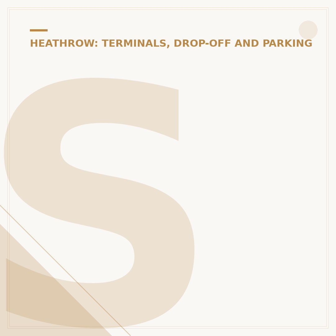 Saudi Airlines Terminal at Heathrow Airport