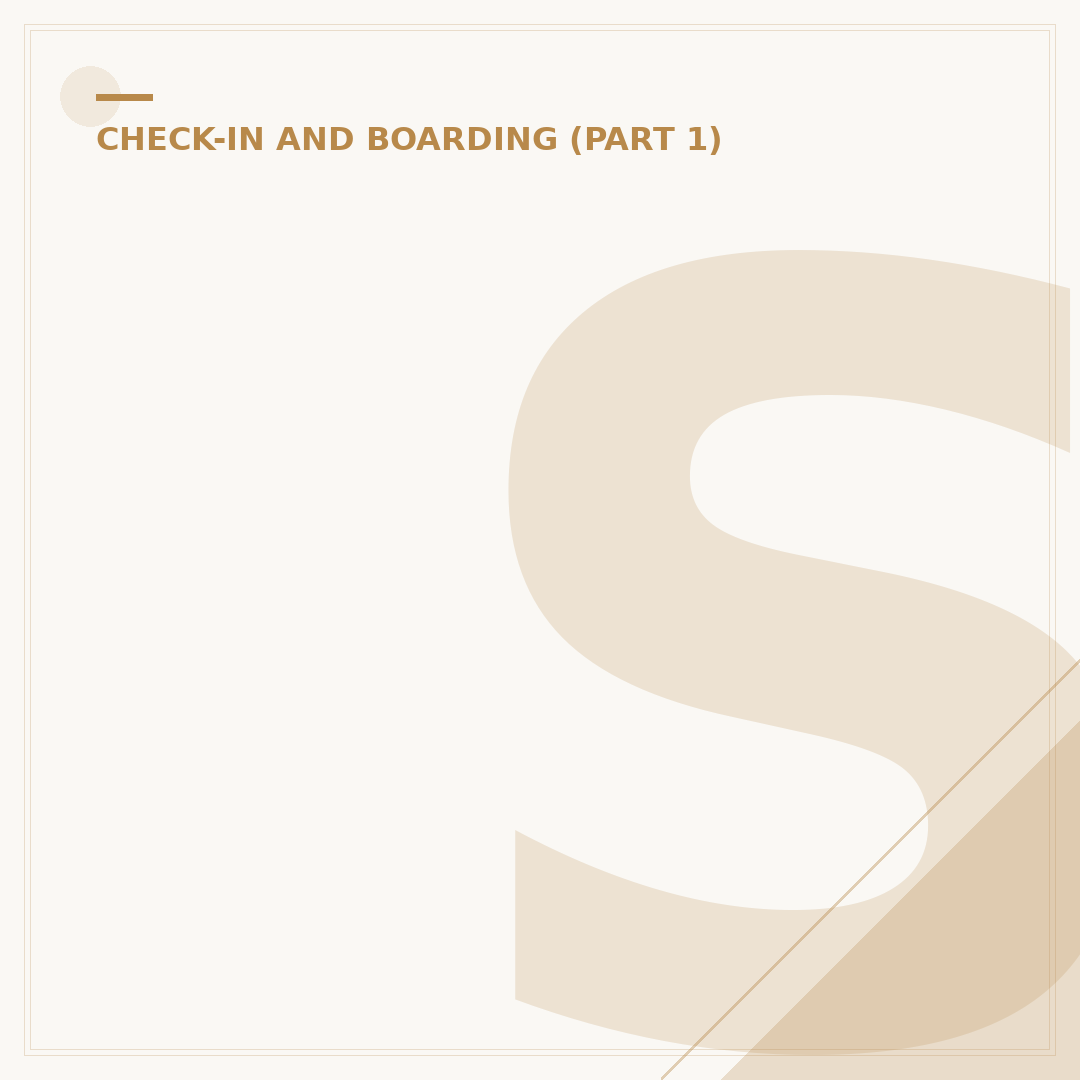 Singapore Airlines Group Check In: Procedures and Protocols