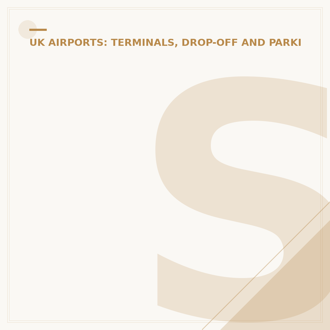 Southampton Airport Drop Off