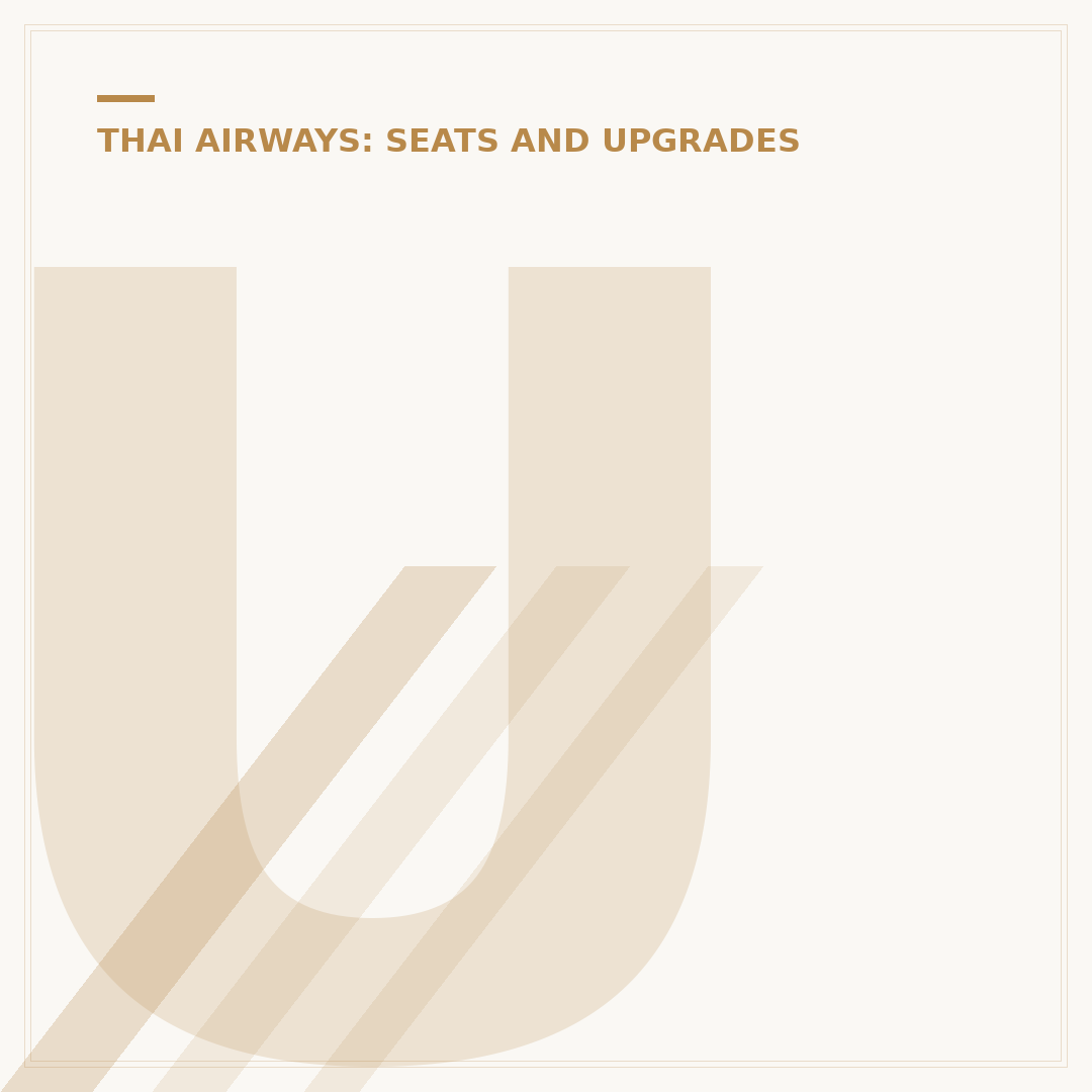 Understanding Thai Airways Premium Economy: Class Overview