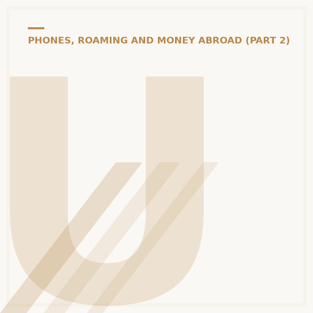 Understanding the Three Roaming Add On Options