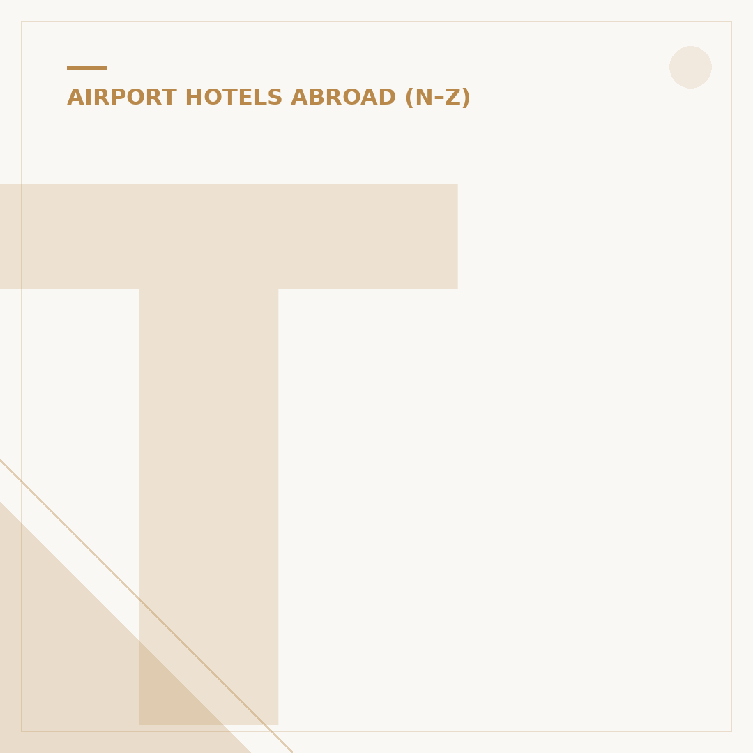 Tokyo HND Airport Hotels