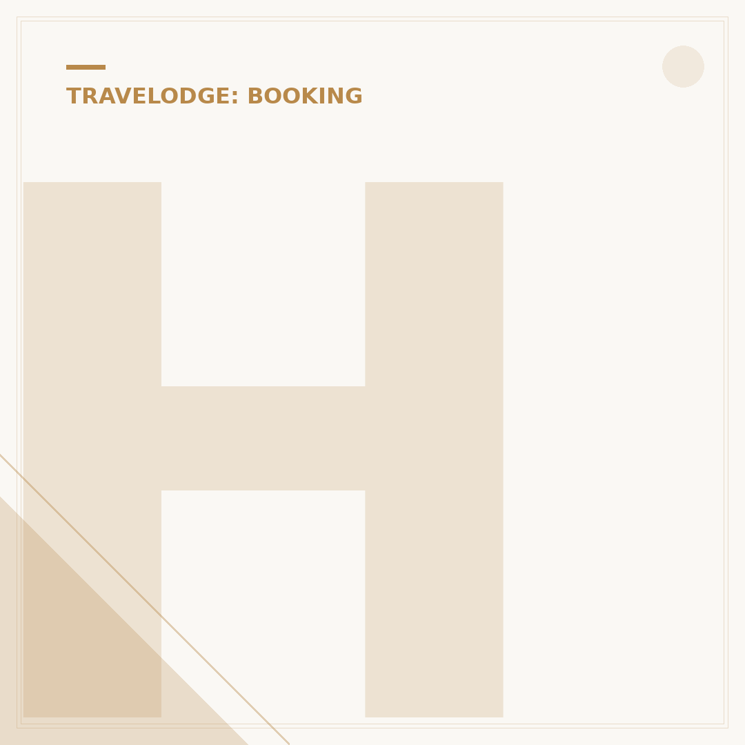 How to Amend a Travelodge Booking Properly