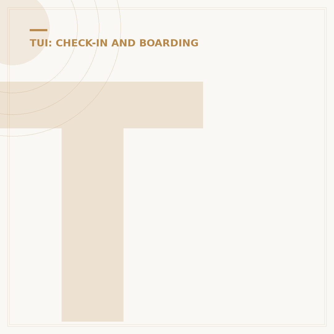 TUI Check-In Times