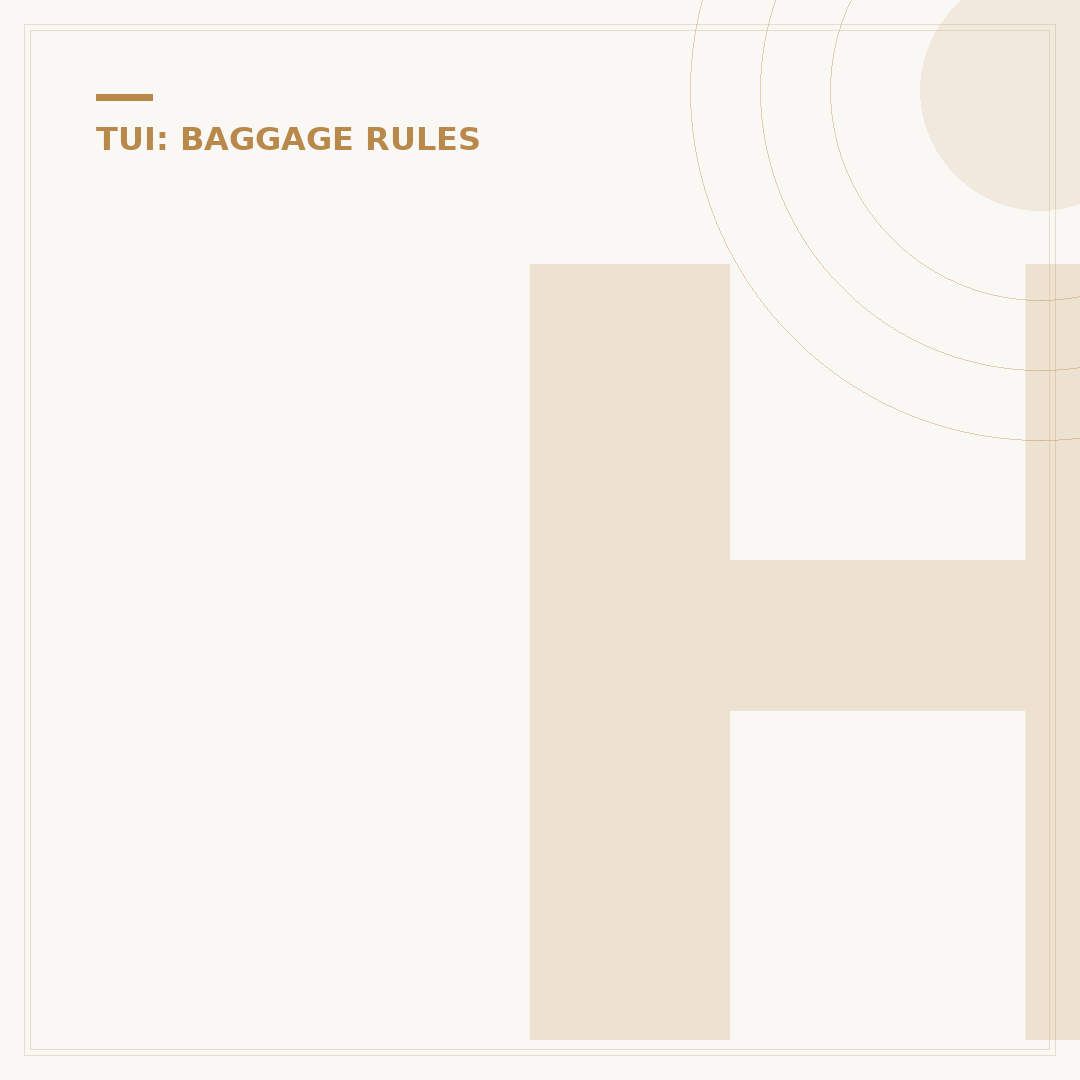 Handling TUI Damaged Luggage: Claims and Process