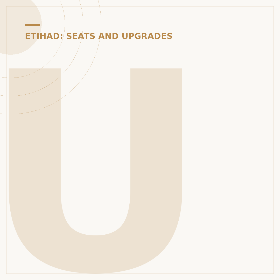 Understanding the Etihad Airways Economy Menu Offering