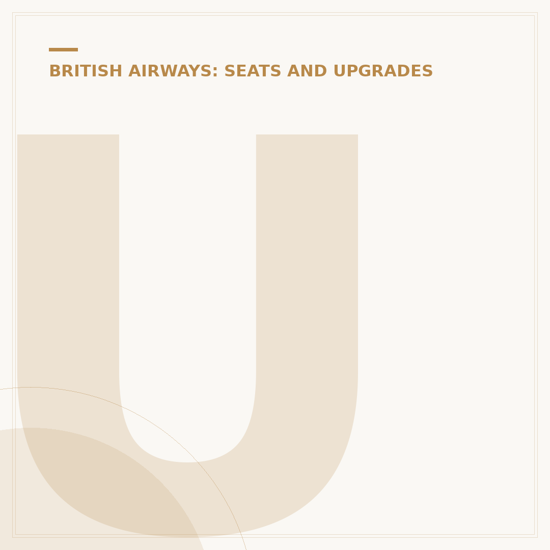 Upgrade British Airways Flight With Avios Strategy