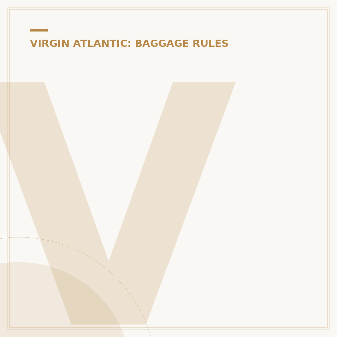 Virgin Atlantic Airways Baggage Allowance