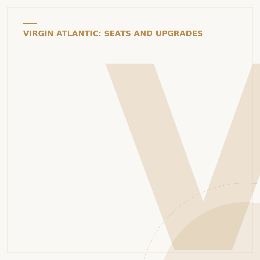 Virgin Atlantic Economy Plus: What It Is and What You Get
