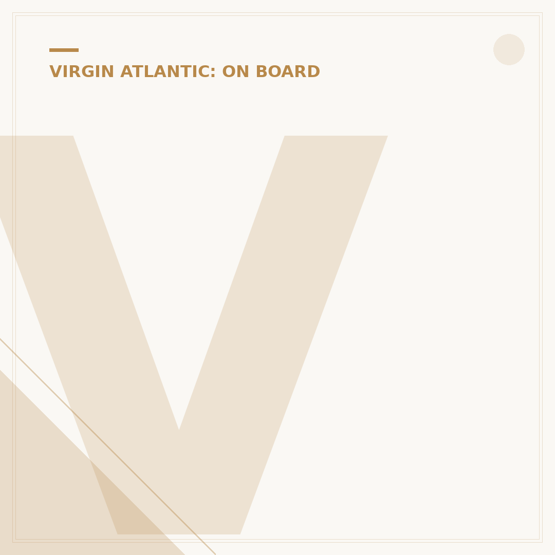Virgin Atlantic Entertainment: Your In-Flight Experience