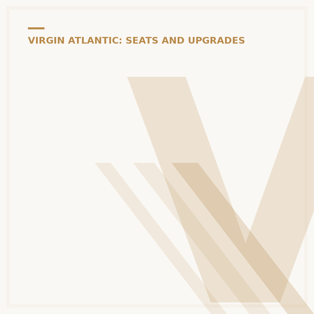 Virgin Atlantic Flight Upgrade: Avoid Common Pitfalls