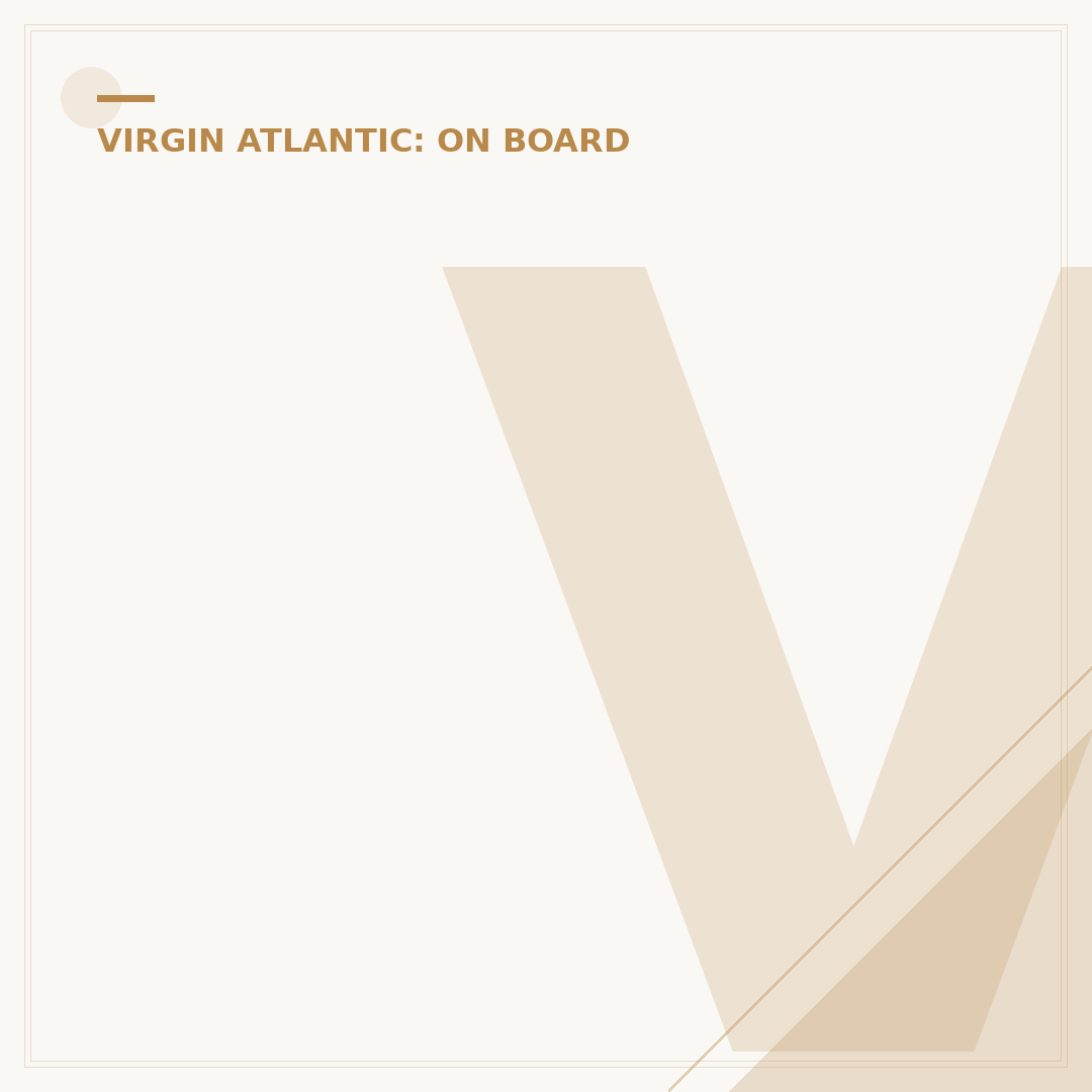 Virgin Atlantic Seats: A Comprehensive Overview