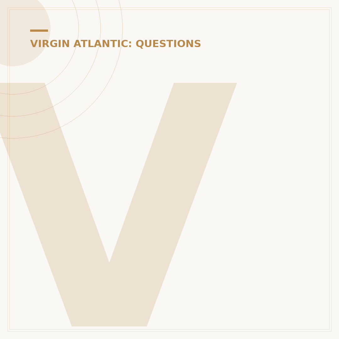 Virgin Atlantic Special Assistance: Managing Your Needs