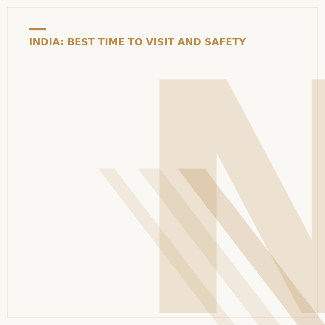 North India: Best Time to Visit and Climate Analysis