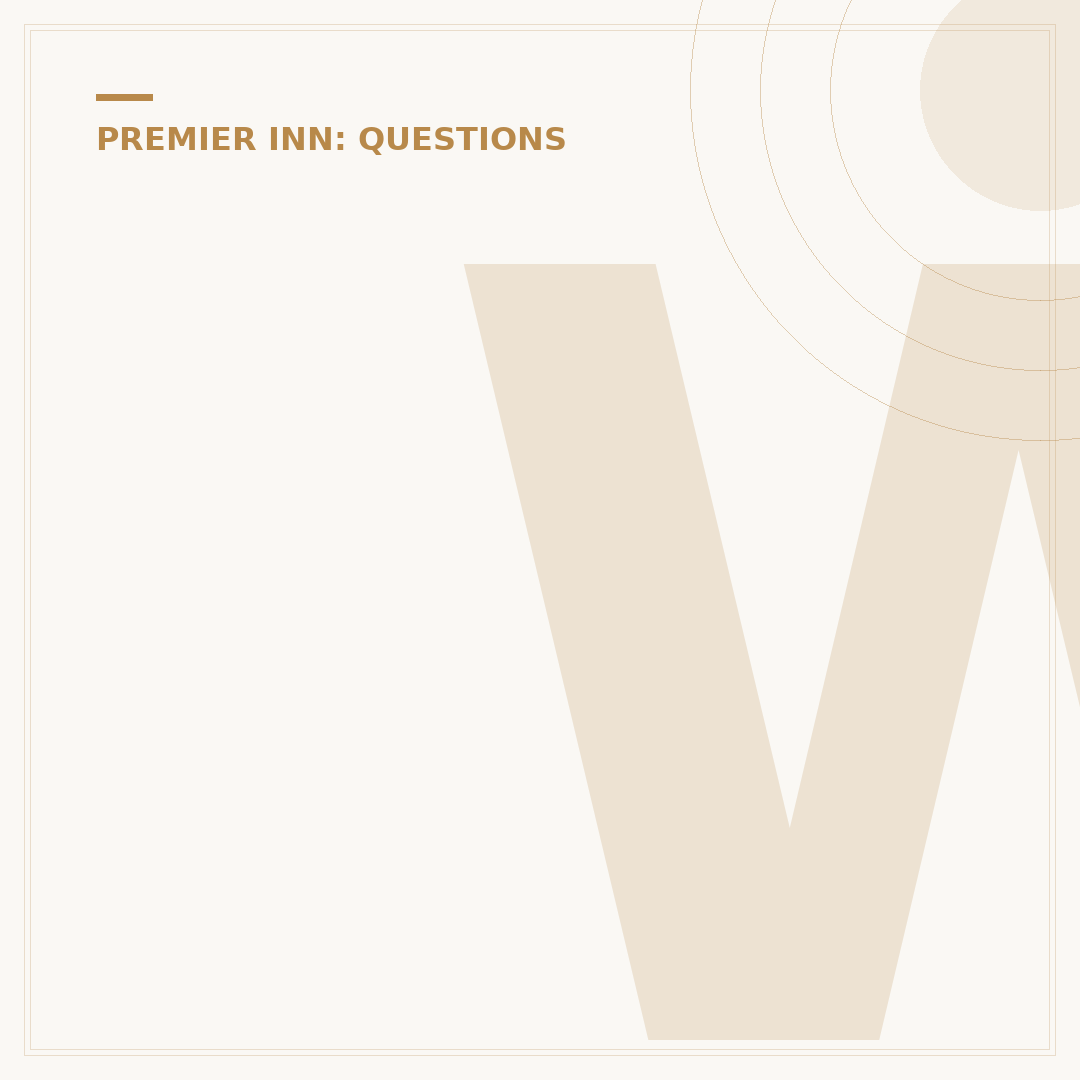 What Mattresses Do Premier Inn Use?