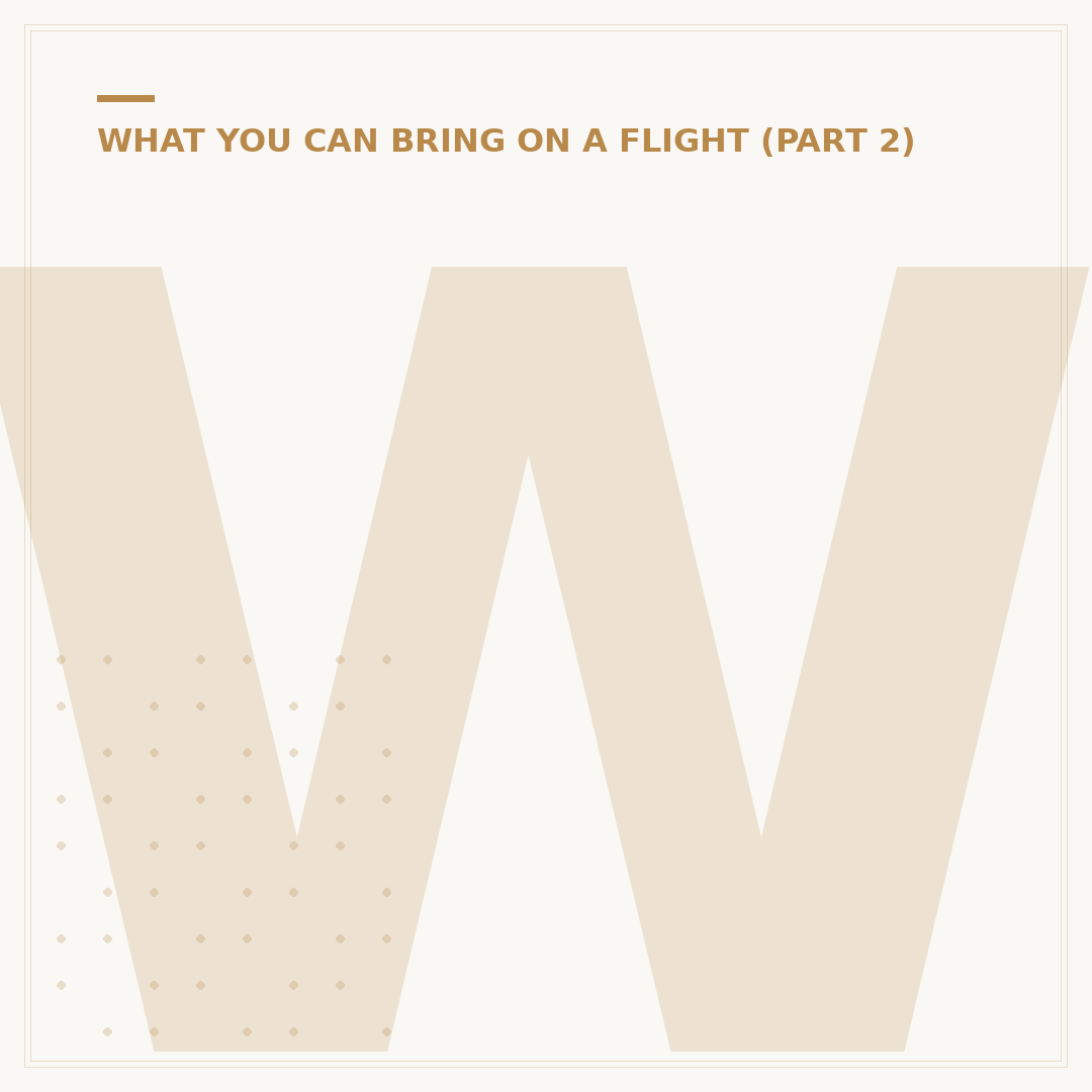 What ML Liquids Can You Take On A Plane?