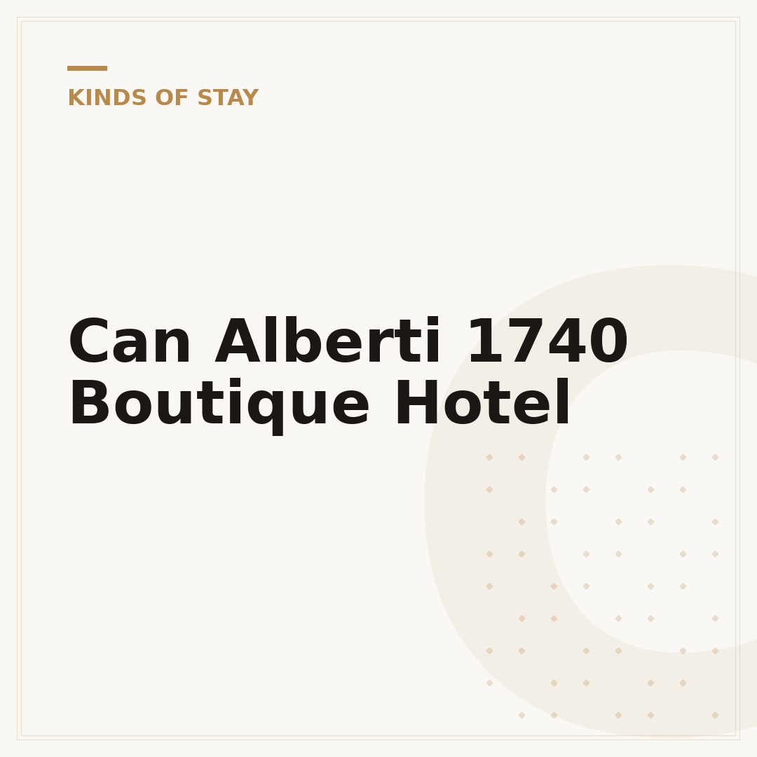 Can Alberti 1740 Boutique Hotel