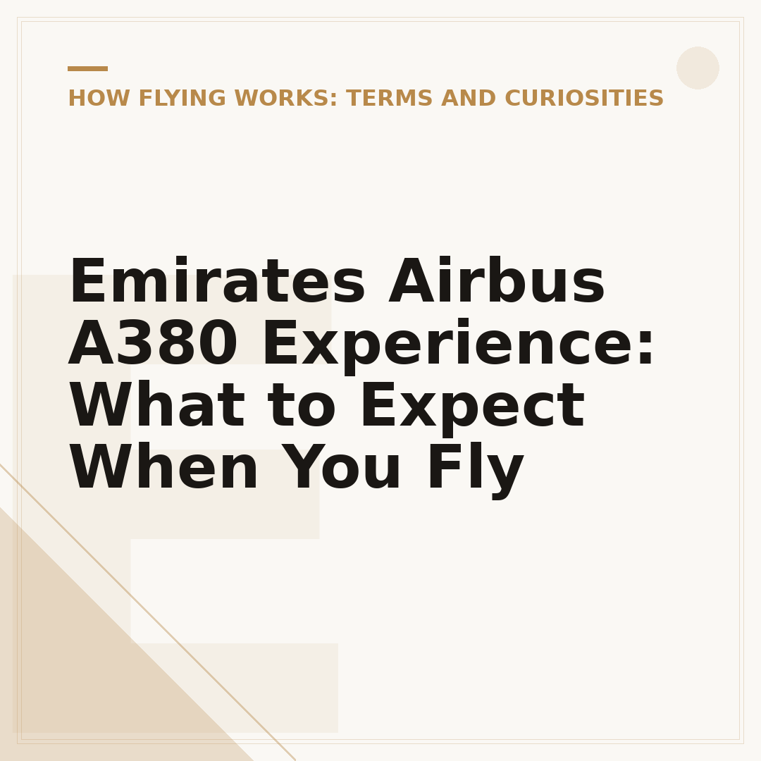 Emirates Airbus A380 Experience: What to Expect When You Fly