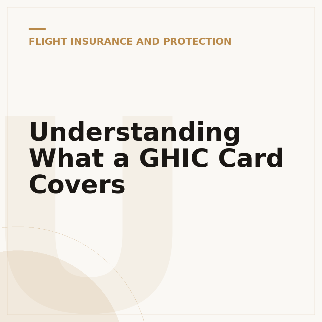 Understanding What a GHIC Card Covers