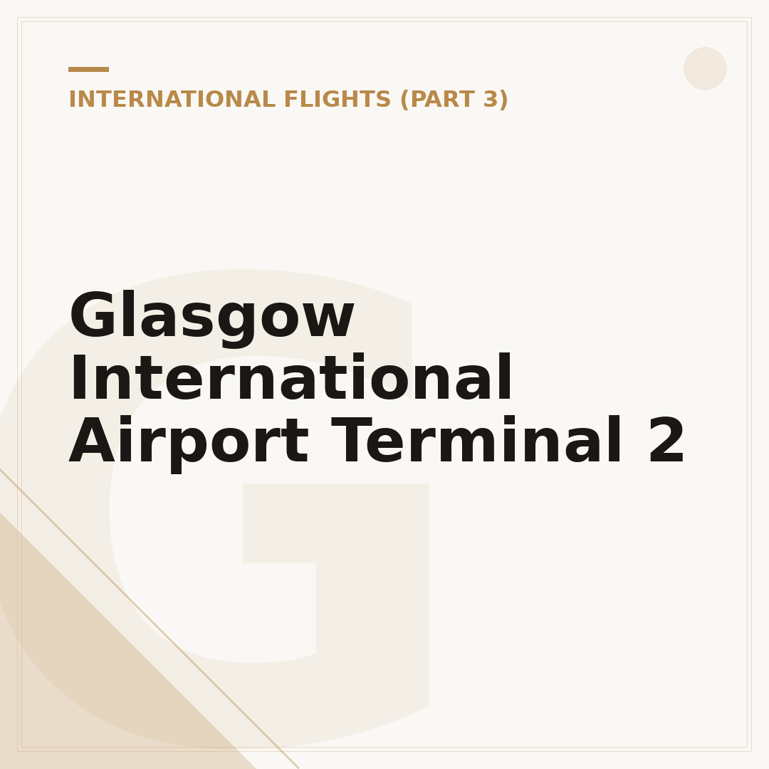 Glasgow International Airport Terminal 2