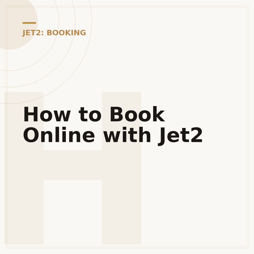 How to Book Online with Jet2